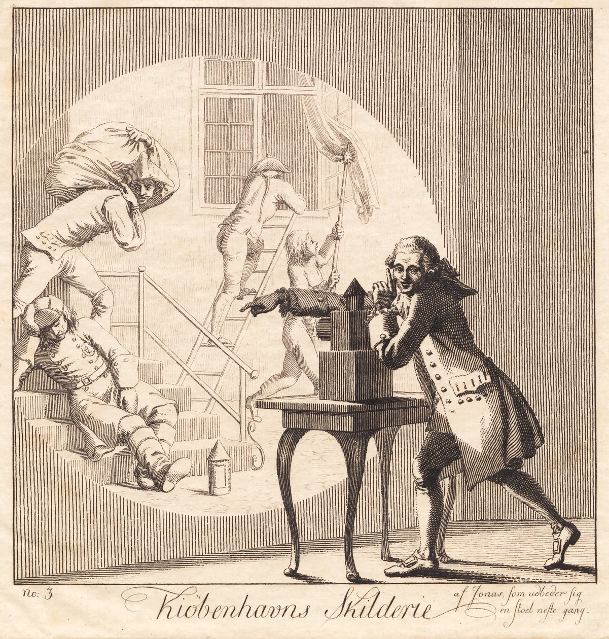"Kiøbenhavns Skilderie", Nr. 3 von J.F. Clemens
