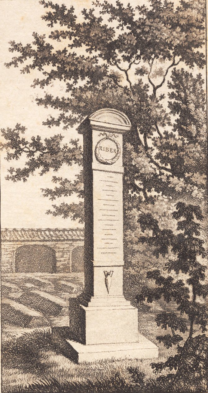 Mindestøtten für Riber von J.F. Clemens