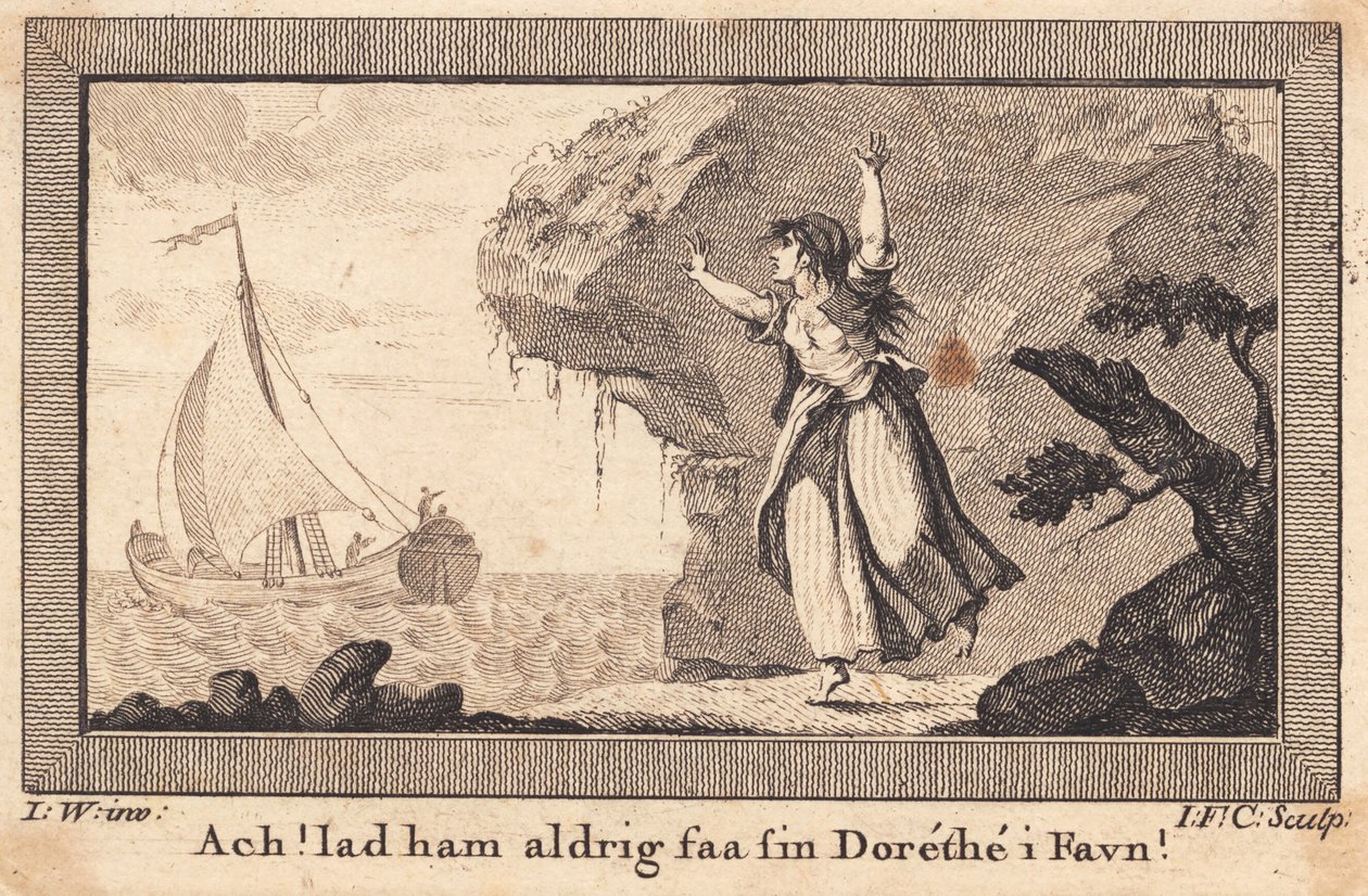 Nille läuft zwischen den Felsen von J.F. Clemens