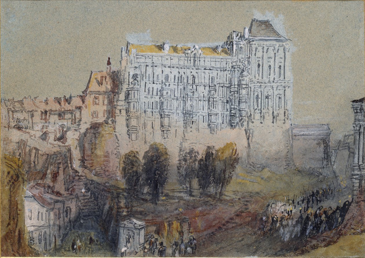 Palast in Blois, ca. 1830 von Joseph Mallord William Turner