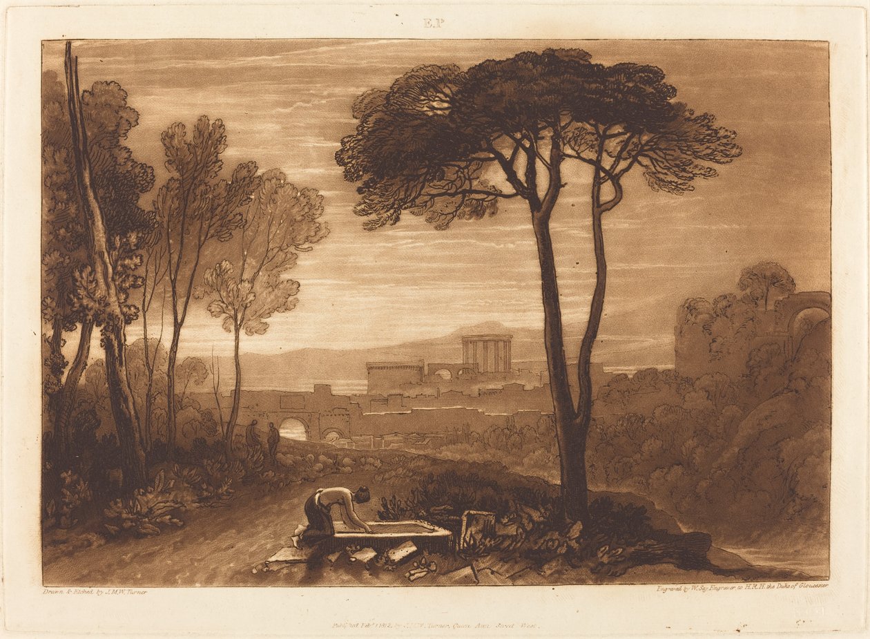 Szene in der Campagna von Joseph Mallord William Turner