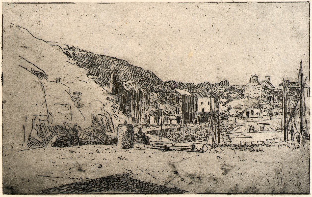 Hafen - Isle of Man von J. Alden Weir
