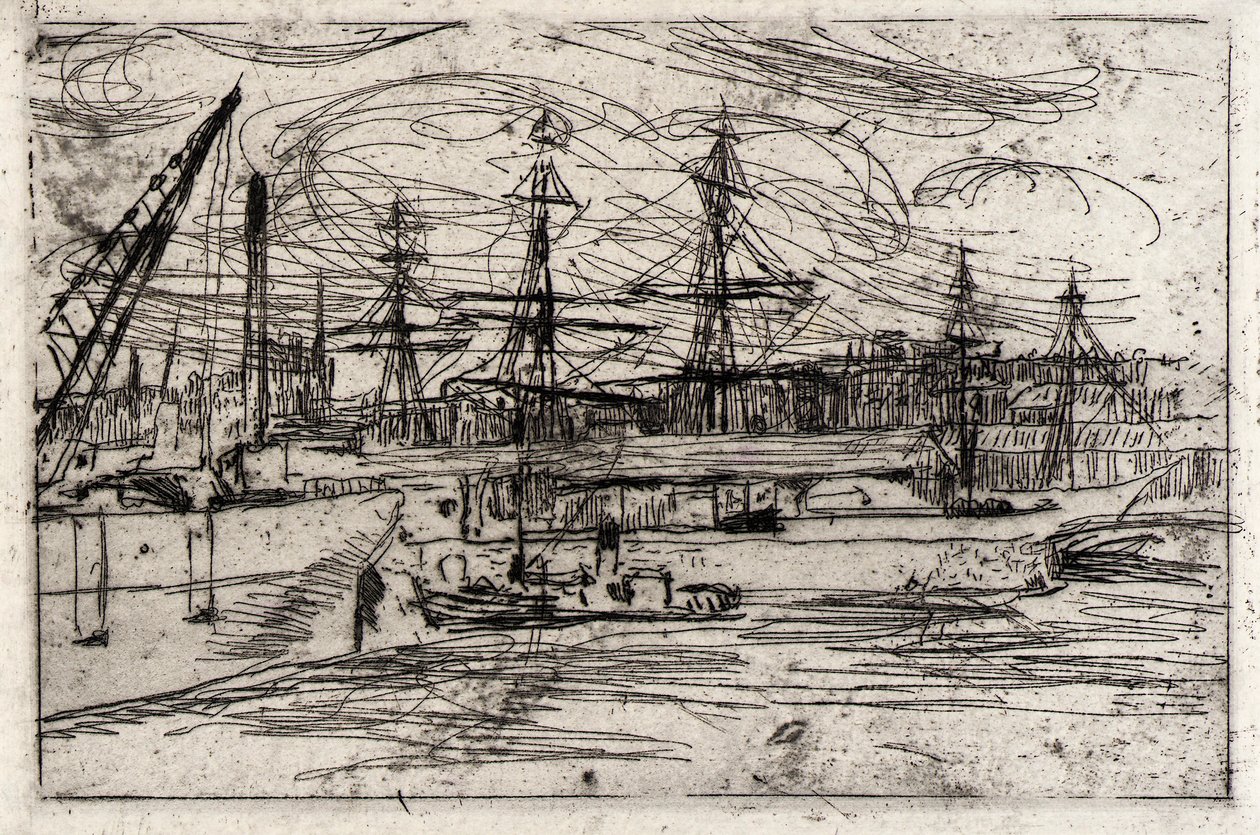 Liverpool Docks von J. Alden Weir