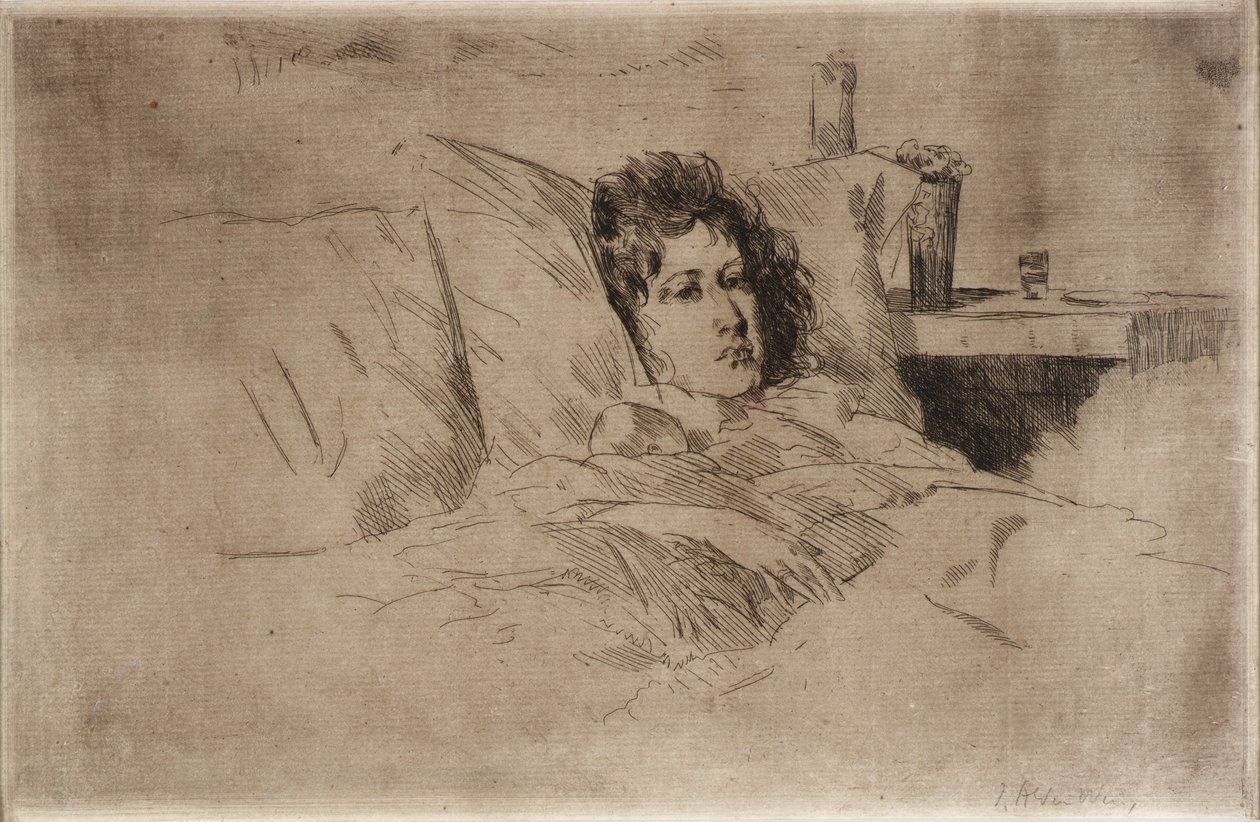 Mutter und Kind von J. Alden Weir