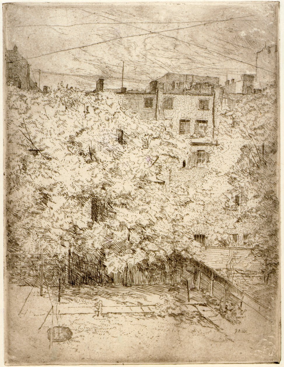 Mein Hinterhof Nr. 2 von J. Alden Weir