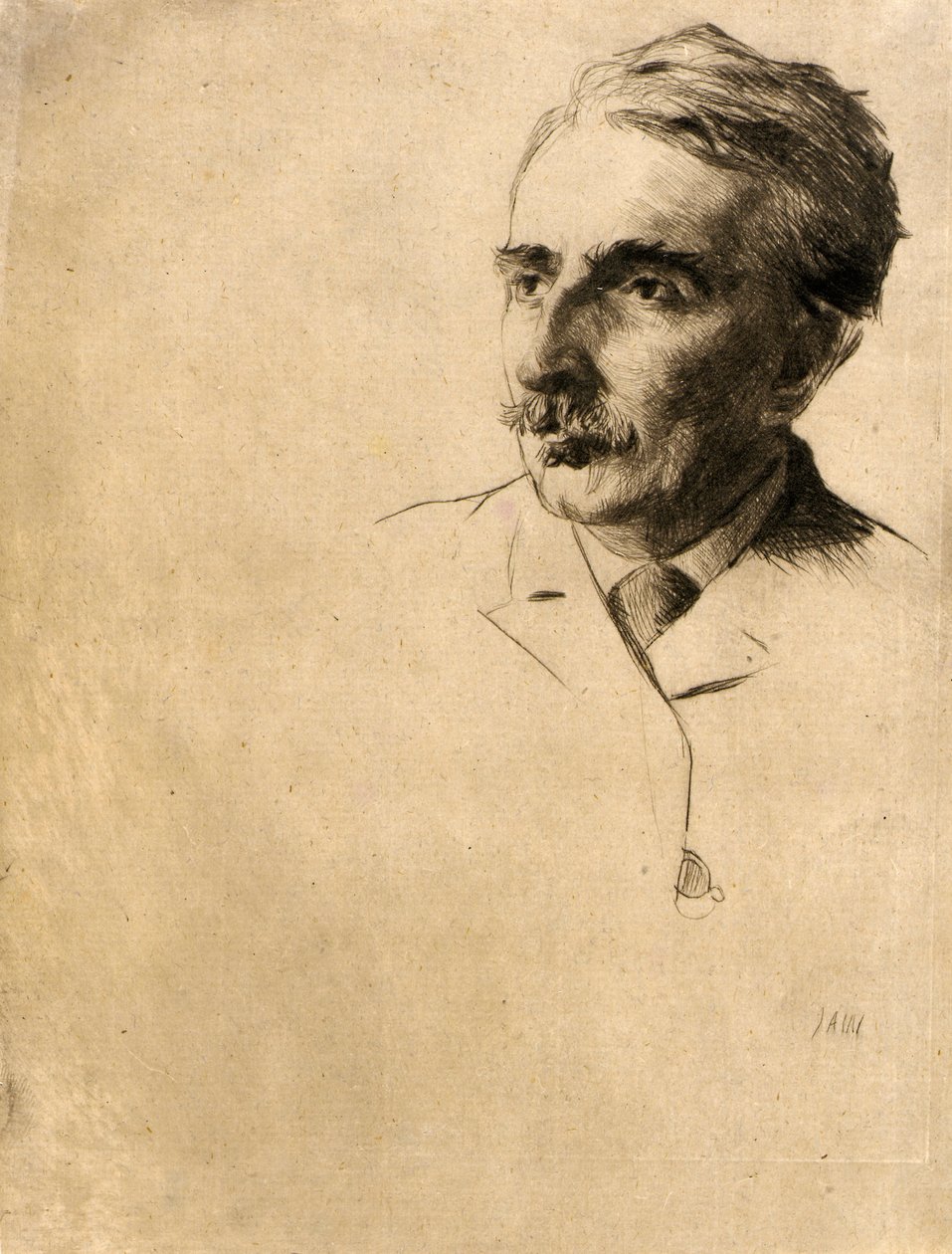 Porträt von John F. Weir von J. Alden Weir