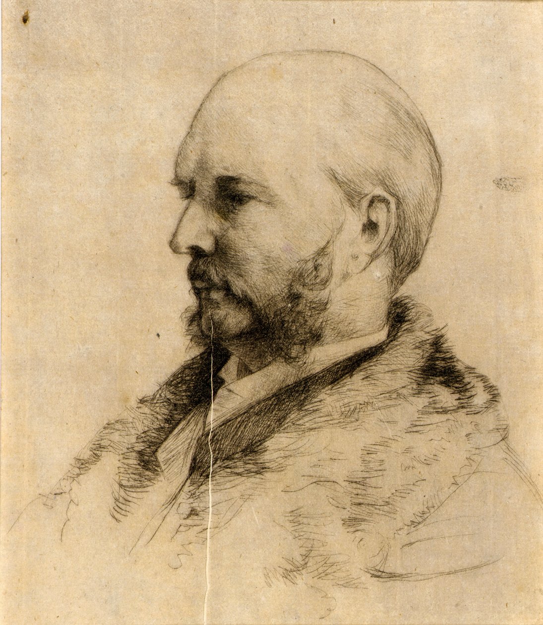 Porträt von Robert Hoe von J. Alden Weir