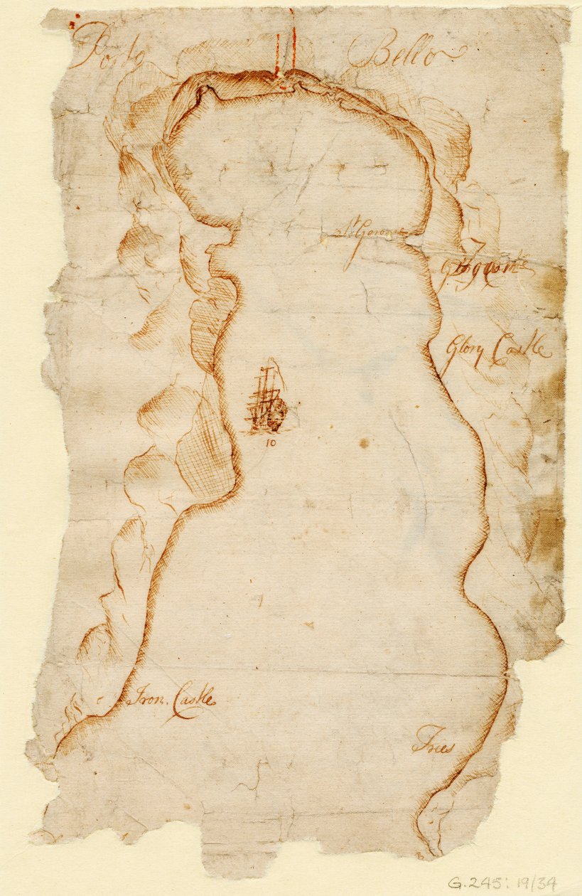 Portobelo, ca. 1740 von J. C. Morris