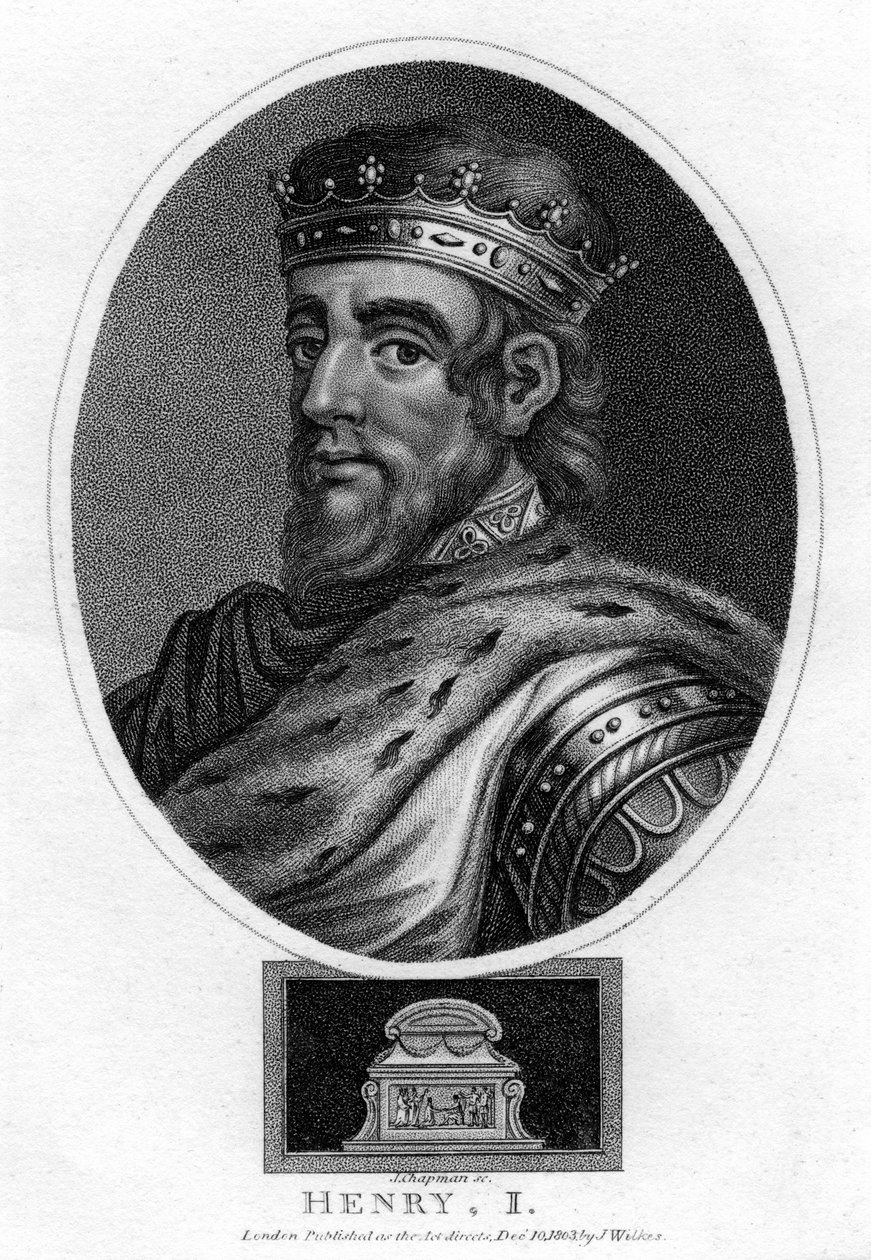 Heinrich I., König von England, 1803 von J. Chapman