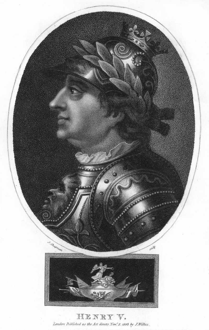 Heinrich V., König von England, 1803 von J. Chapman