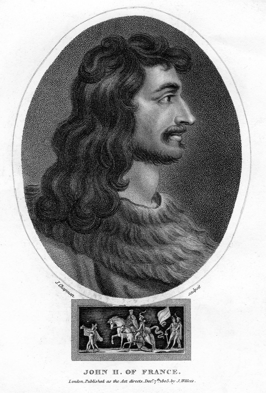 Johann II., König von Frankreich, 1805 von J. Chapman