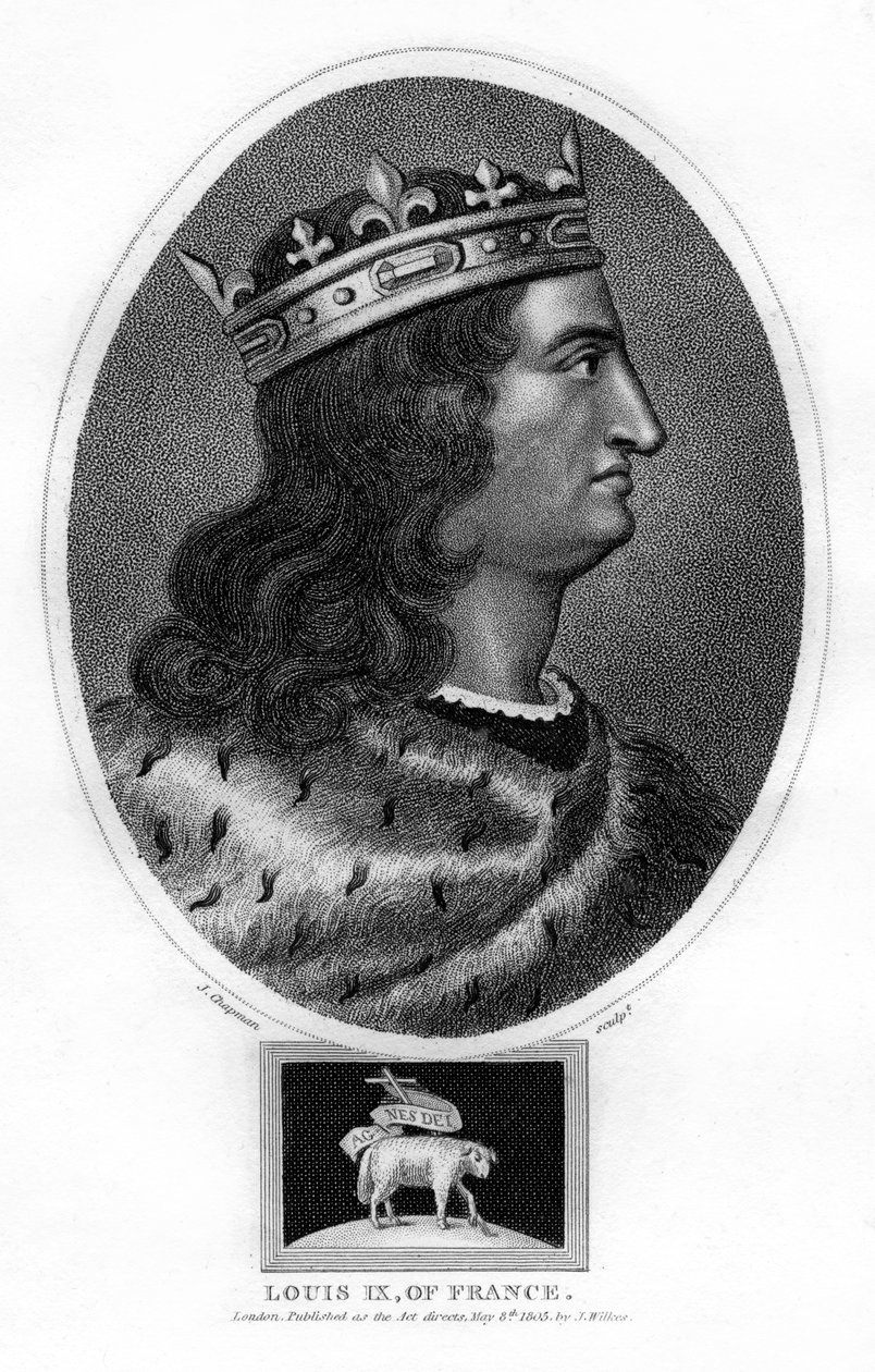 Ludwig IX., König von Frankreich, 1805 von J. Chapman