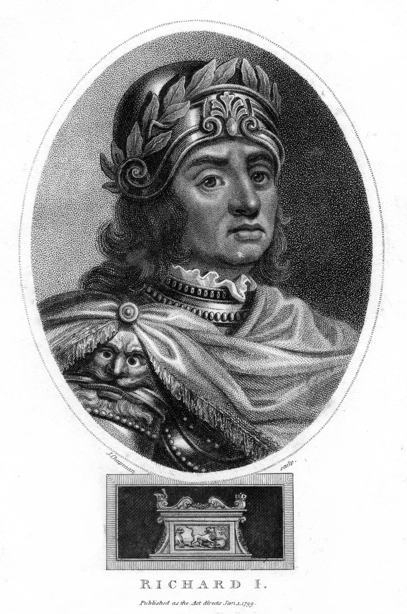 Richard I. König von England, 1799 von J. Chapman