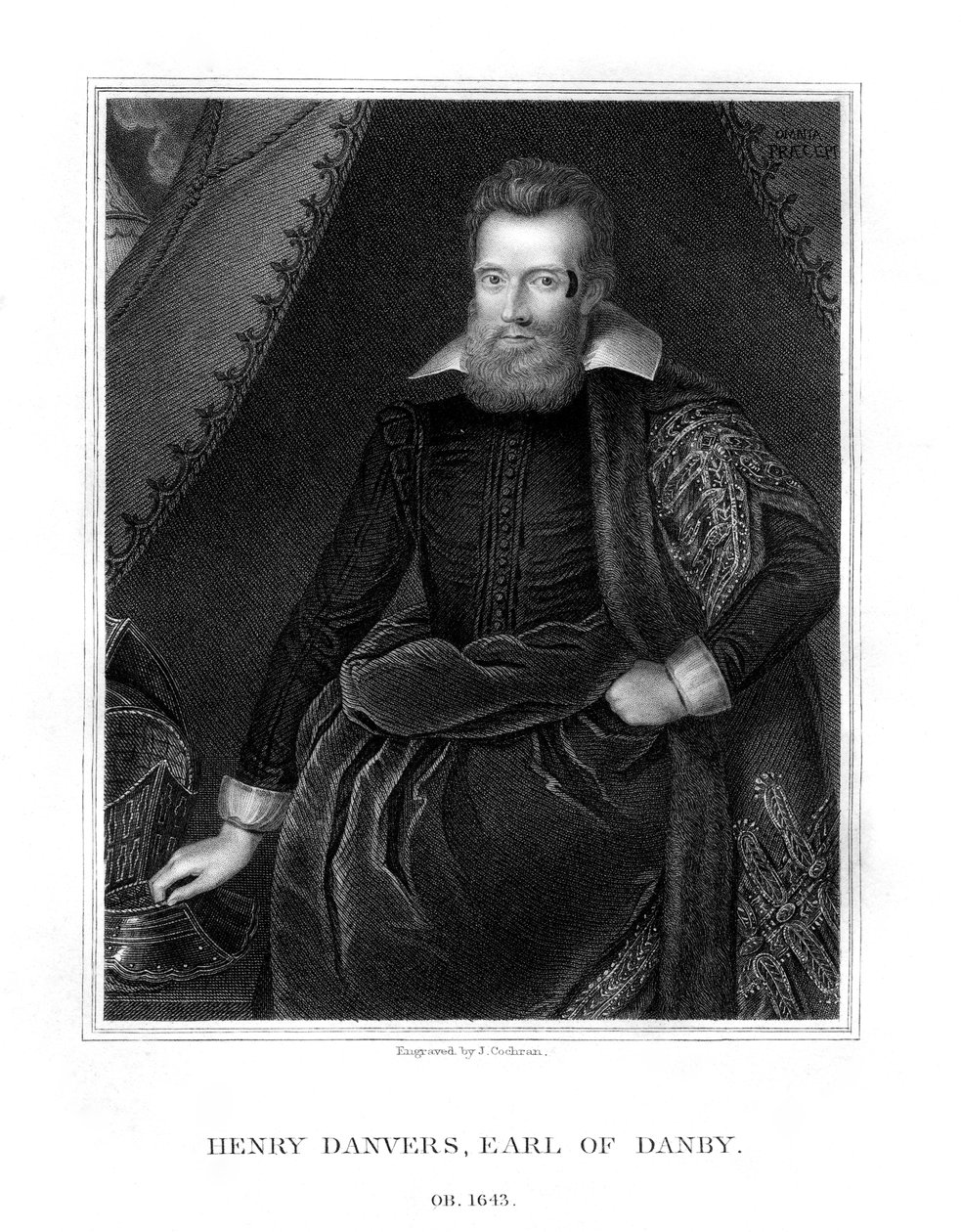 Henry Danvers, Earl of Danby, 1828 von J. Cochran