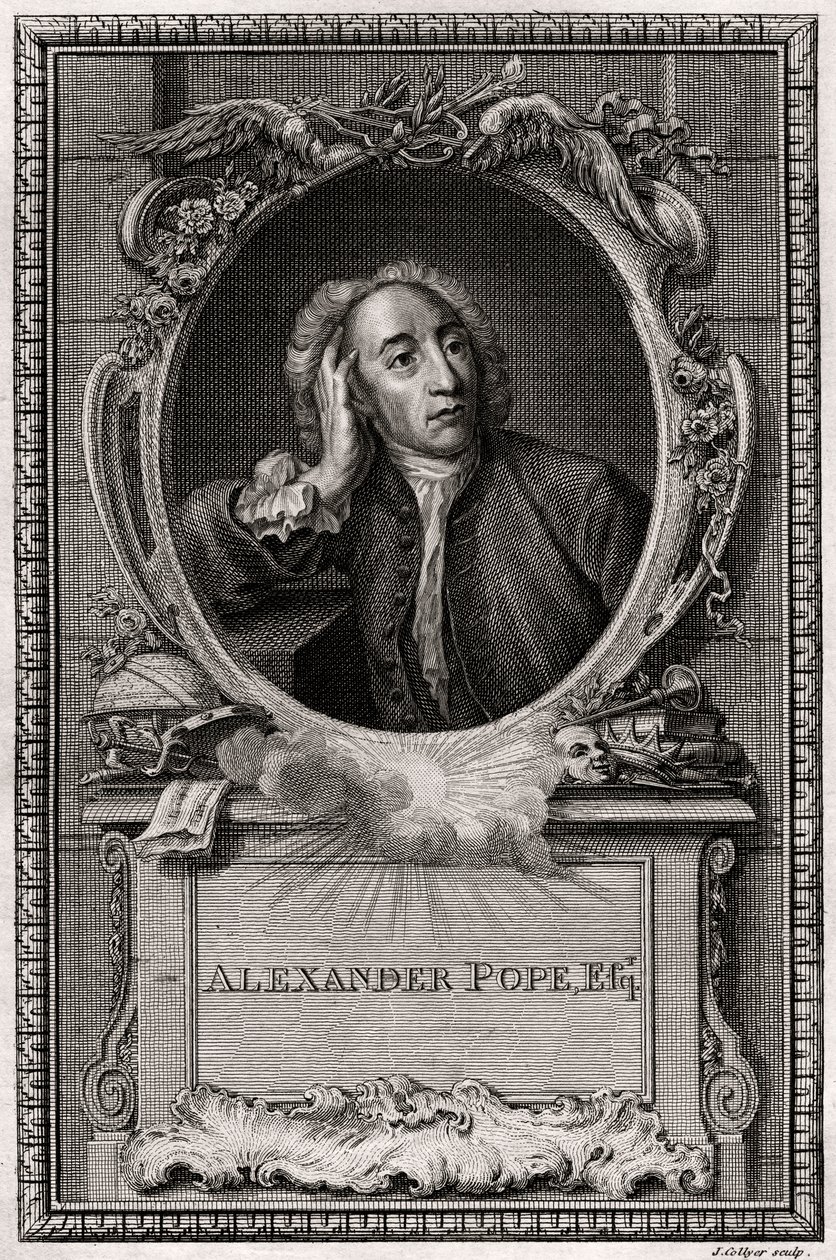 Alexander Pope, 1774 von J. Collyer