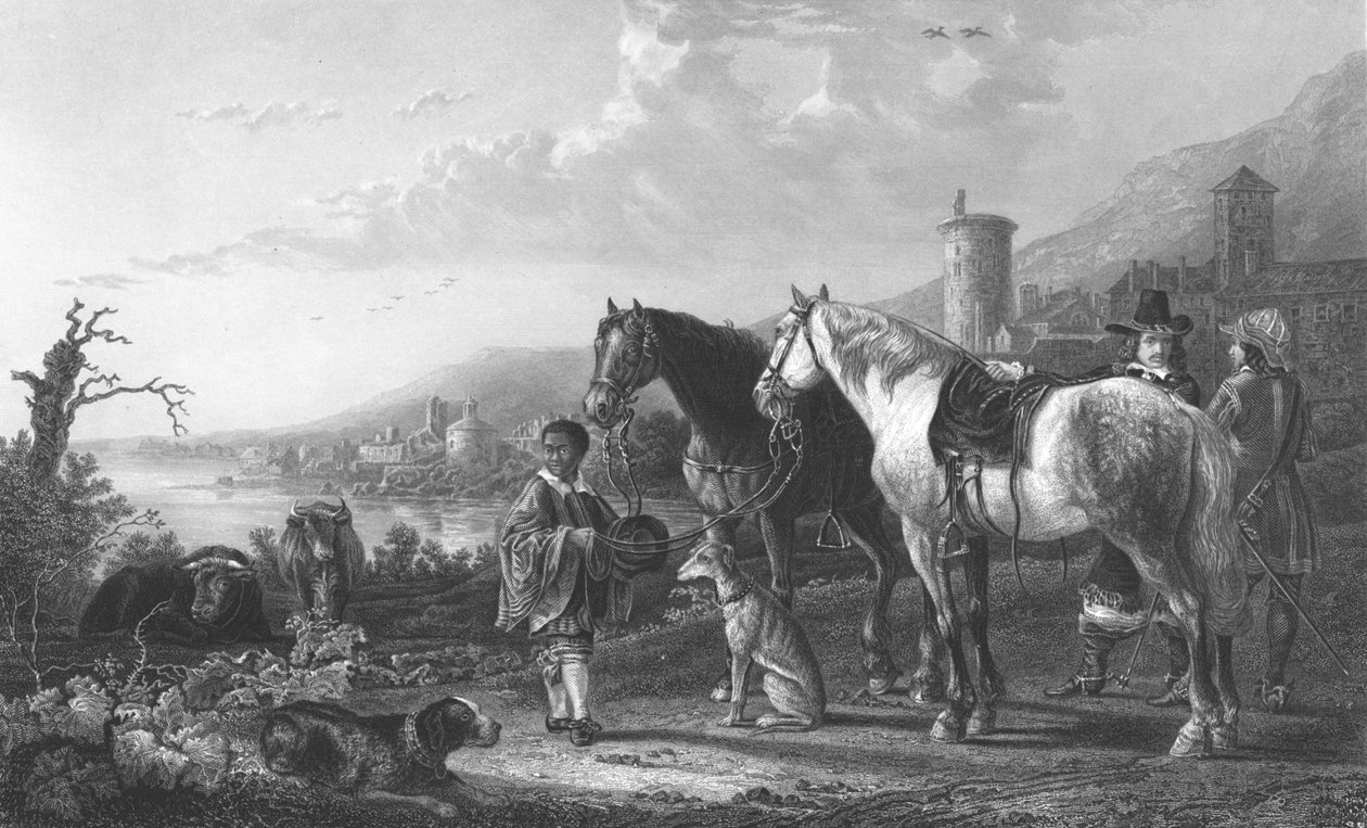 Der Sklaven-Page, ca. 1854 von J. Godfrey