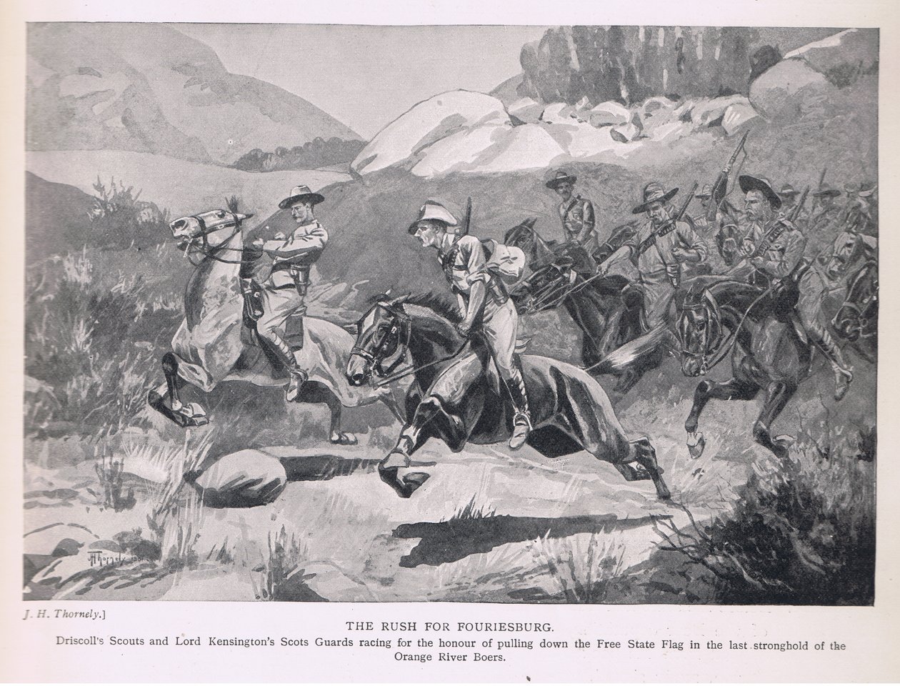 Der Ansturm auf Fouriesburg von J. H. Thornely