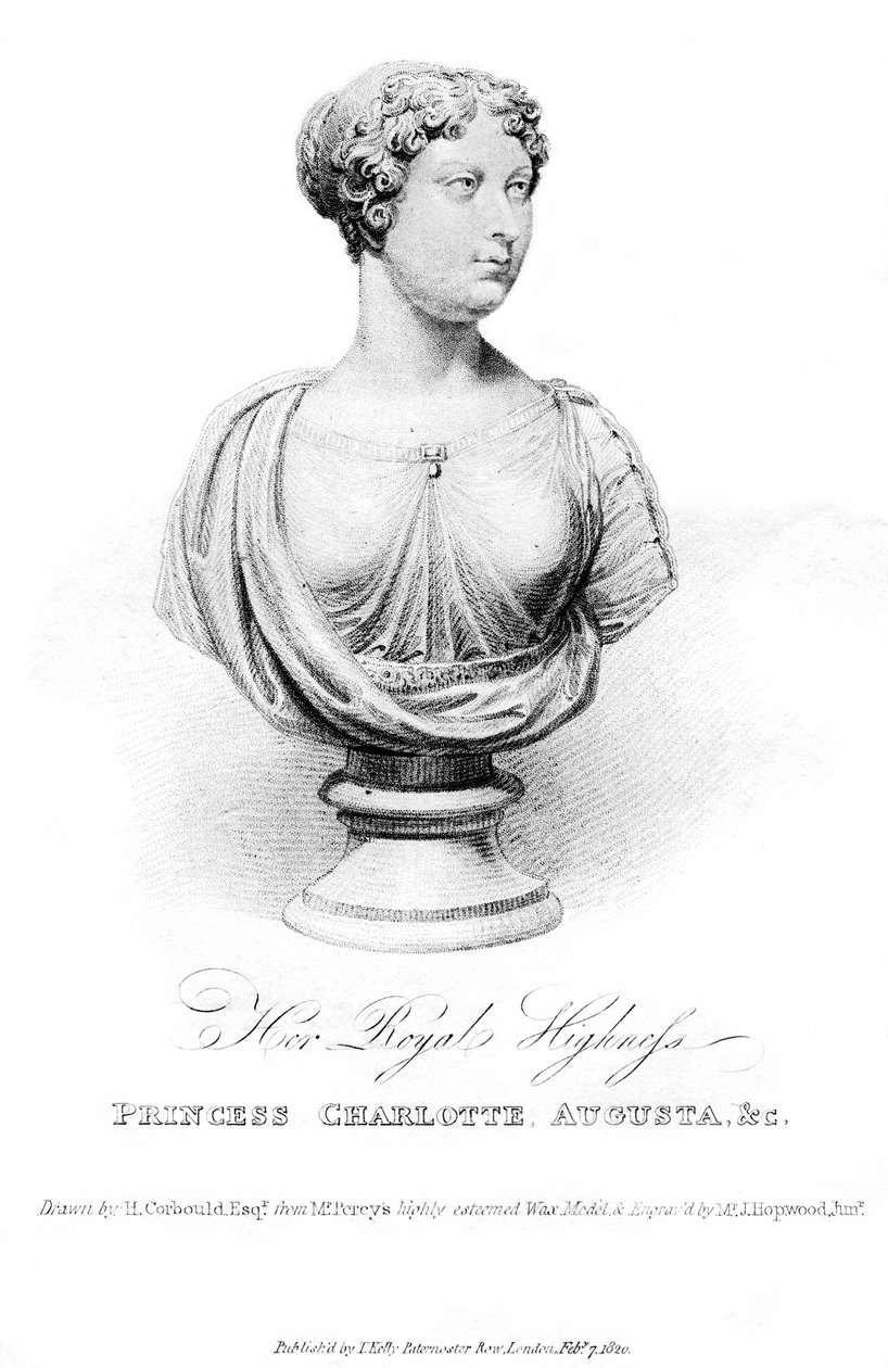 Prinzessin Charlotte Augusta von J. Hopwood
