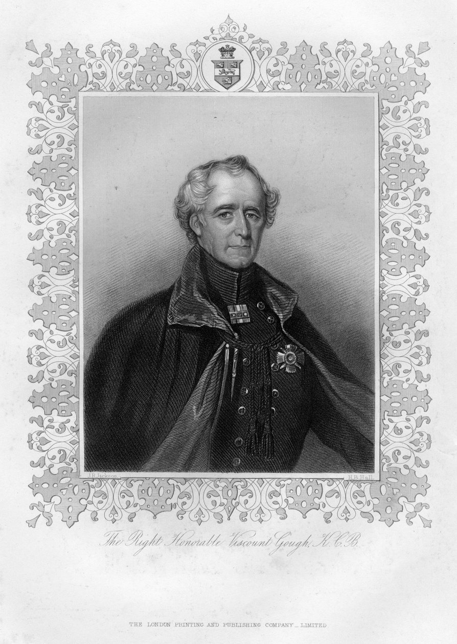 Der ehrenwerte Viscount Gough, 19. Jahrhundert von J. Jackson