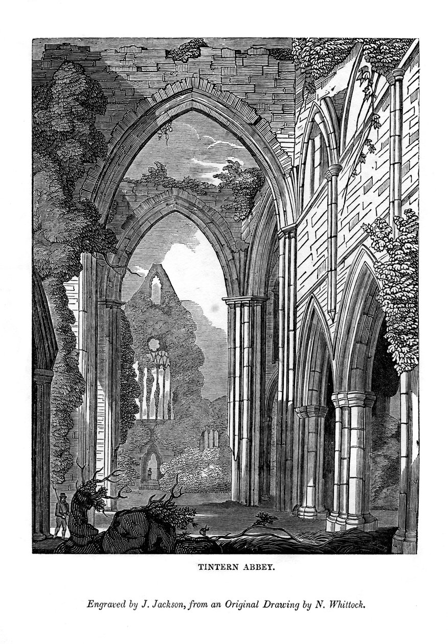Tintern Abbey, 1843 von J. Jackson