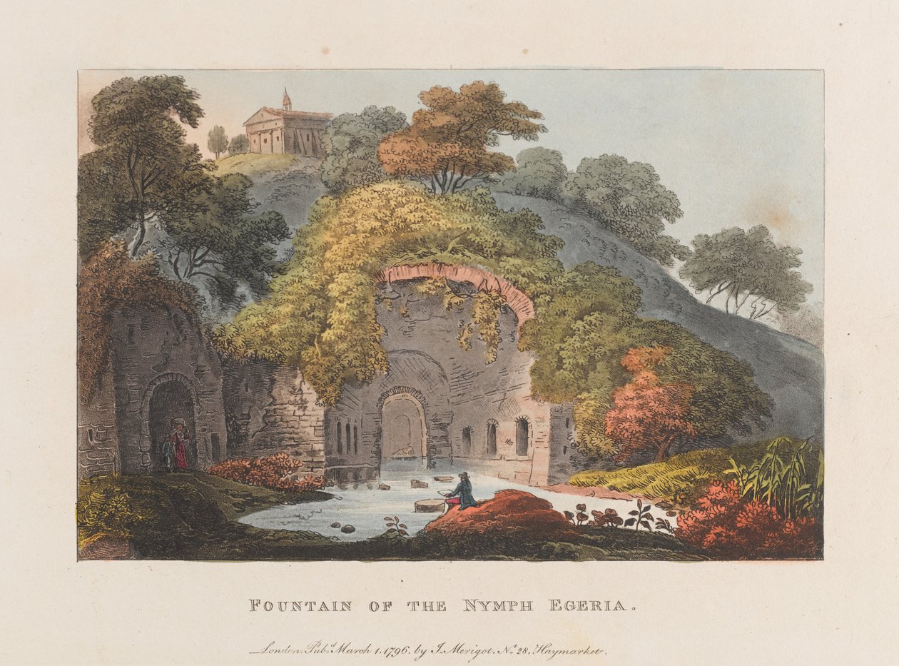 Brunnen der Nymphe Egeria von J. Merigot