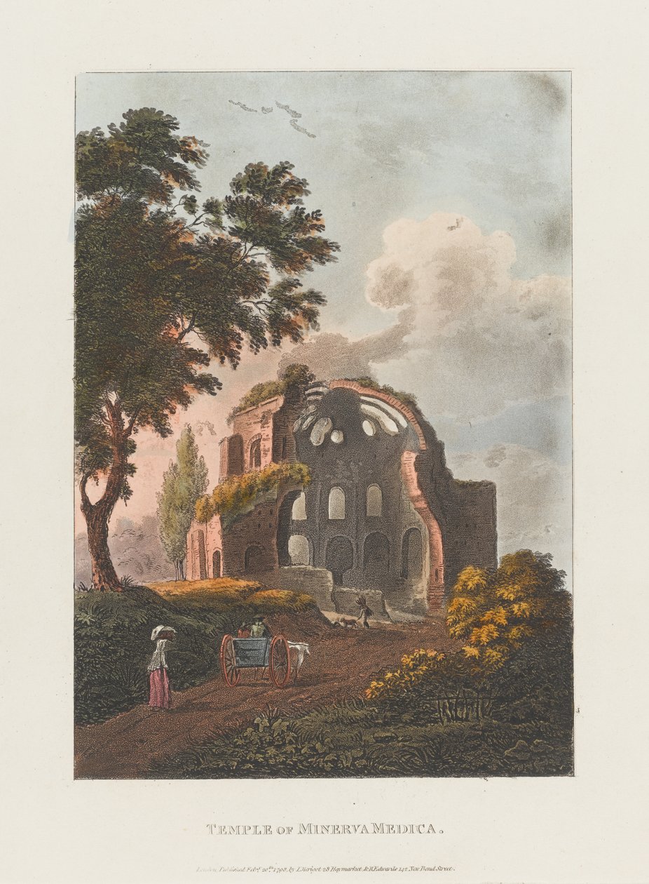 Tempel der Minerva Medica von J. Merigot