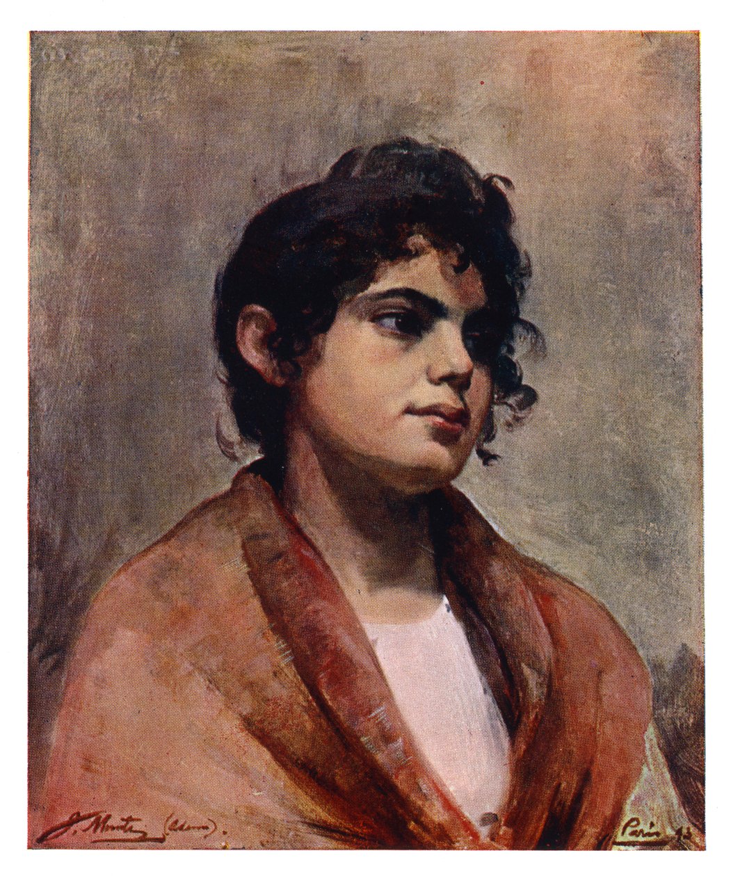 Studie eines italienischen Mädchens von J Muntz
