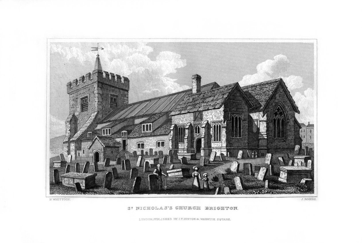 St. Nikolaus Kirche, Brighton, East Sussex, 1829 von J. Rogers