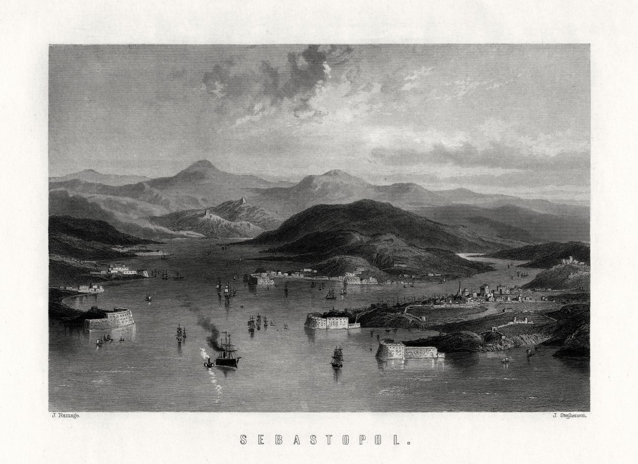 Sewastopol, Ukraine, 19. Jahrhundert von J. Stephenson
