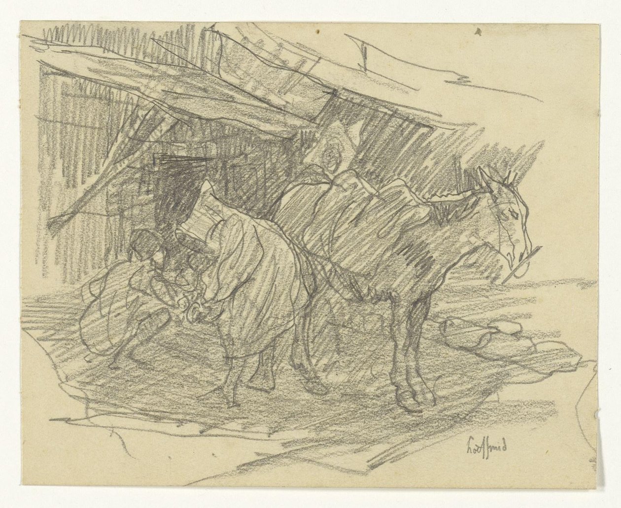 Beim Schmied in Tanger von Jac van Looij