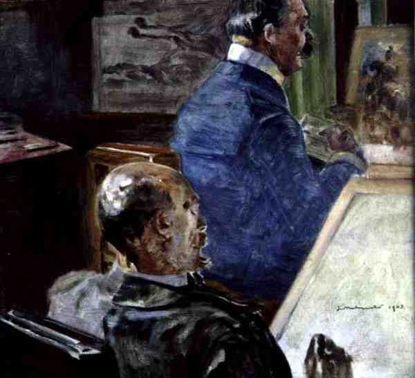 Im Atelier des Künstlers von Jacek Malczewski
