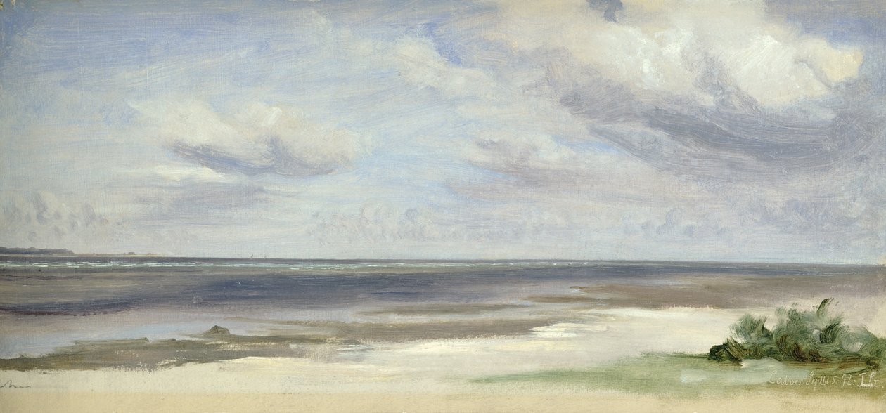 Ein Strand an der Ostsee bei Laboe, 1842 von Jacob Gensler