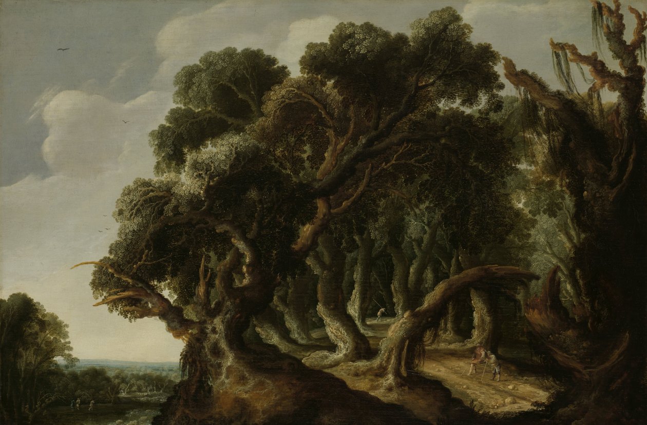 Waldlandschaft, ca. 1633 von Jacob van Geel