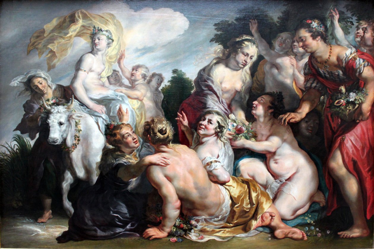 Der Raub der Europa von Jacob Jordaens