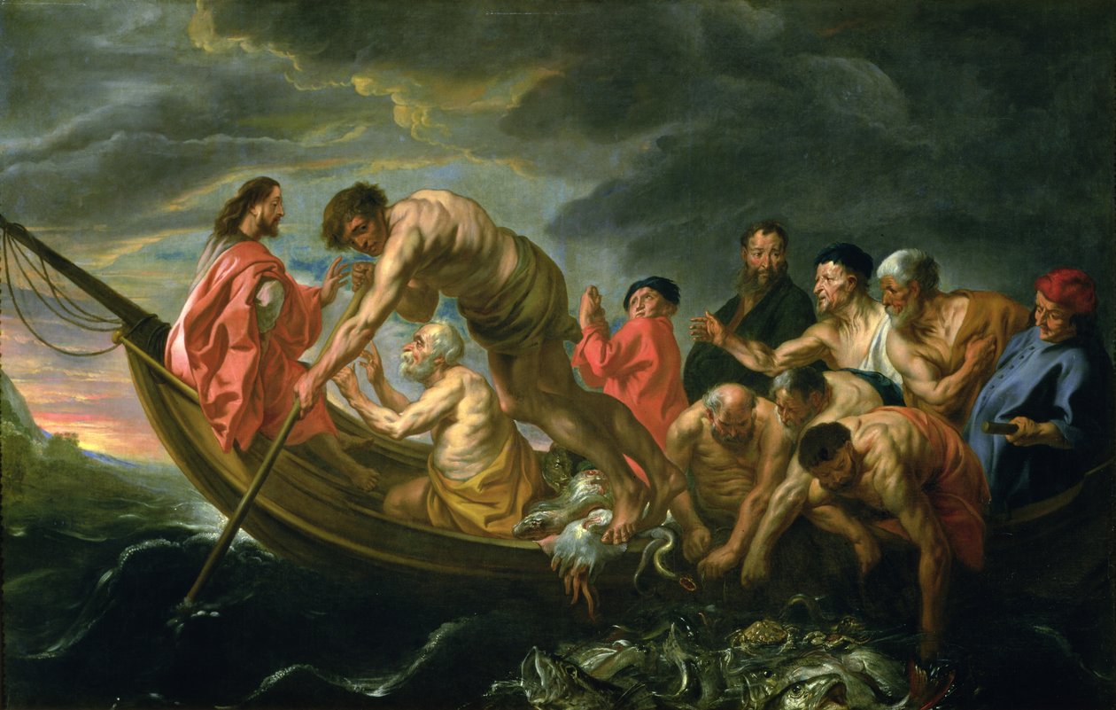 Der wunderbare Fischfang von Jacob Jordaens