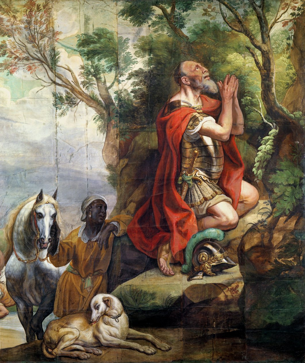 Das Gebet von Gideon, Karton für einen Wandteppich von Jacob Jordaens