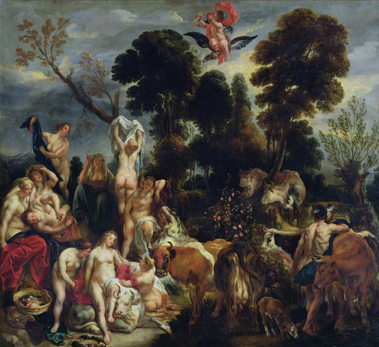 Die Entführung der Europa, 1643 von Jacob Jordaens