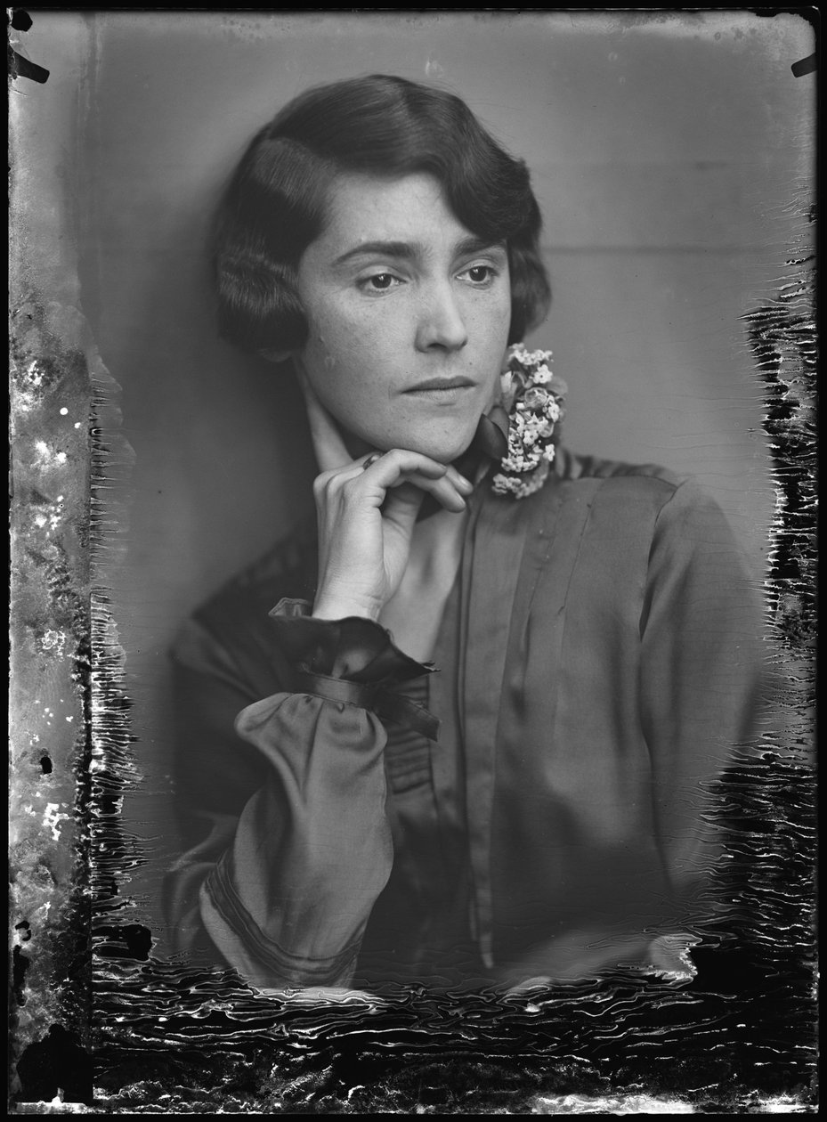 Künstlerin Annie Roland Holst-de Meester (1927) von Jacob Merkelbach