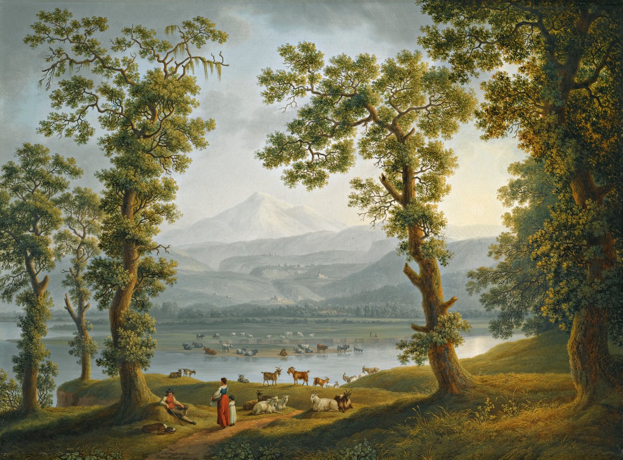 Ansicht von Piedimonte von Jacob Philipp Hackert