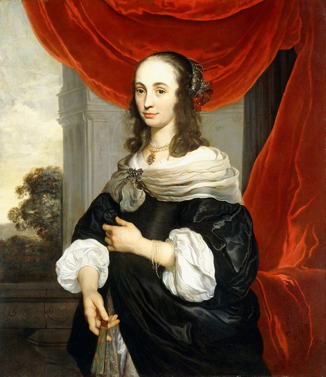 Porträt einer Dame von Jacob or Jacques van Loo