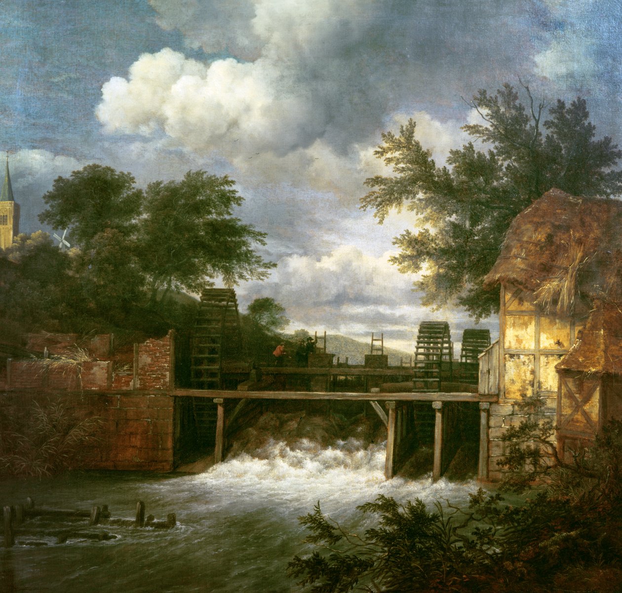 Eine Wassermühle von Jacob van Ruisdael