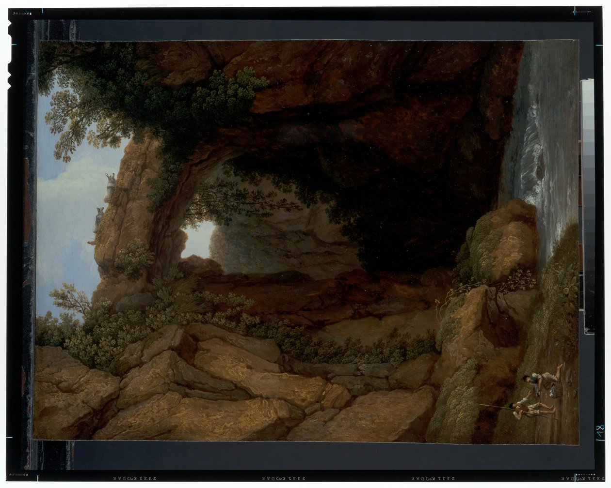 Der gewölbte Felsen von Jacob Philippe Hackert