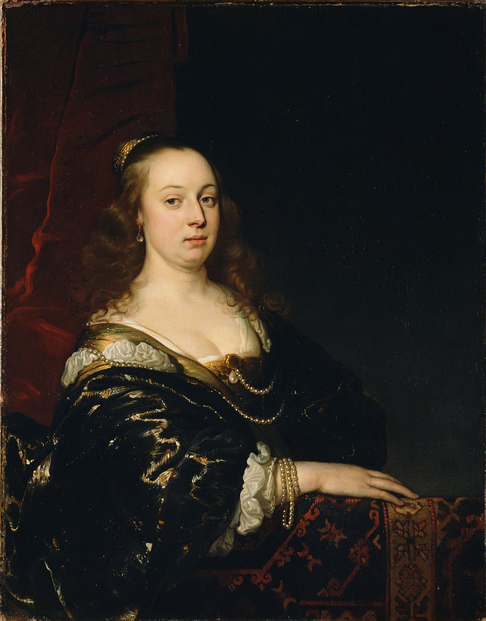 Porträt einer Frau von Jacob Adriaensz Backer