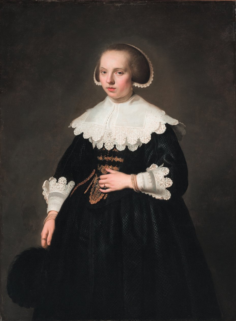 Porträt einer jungen Frau von Jacob Adriaensz Backer