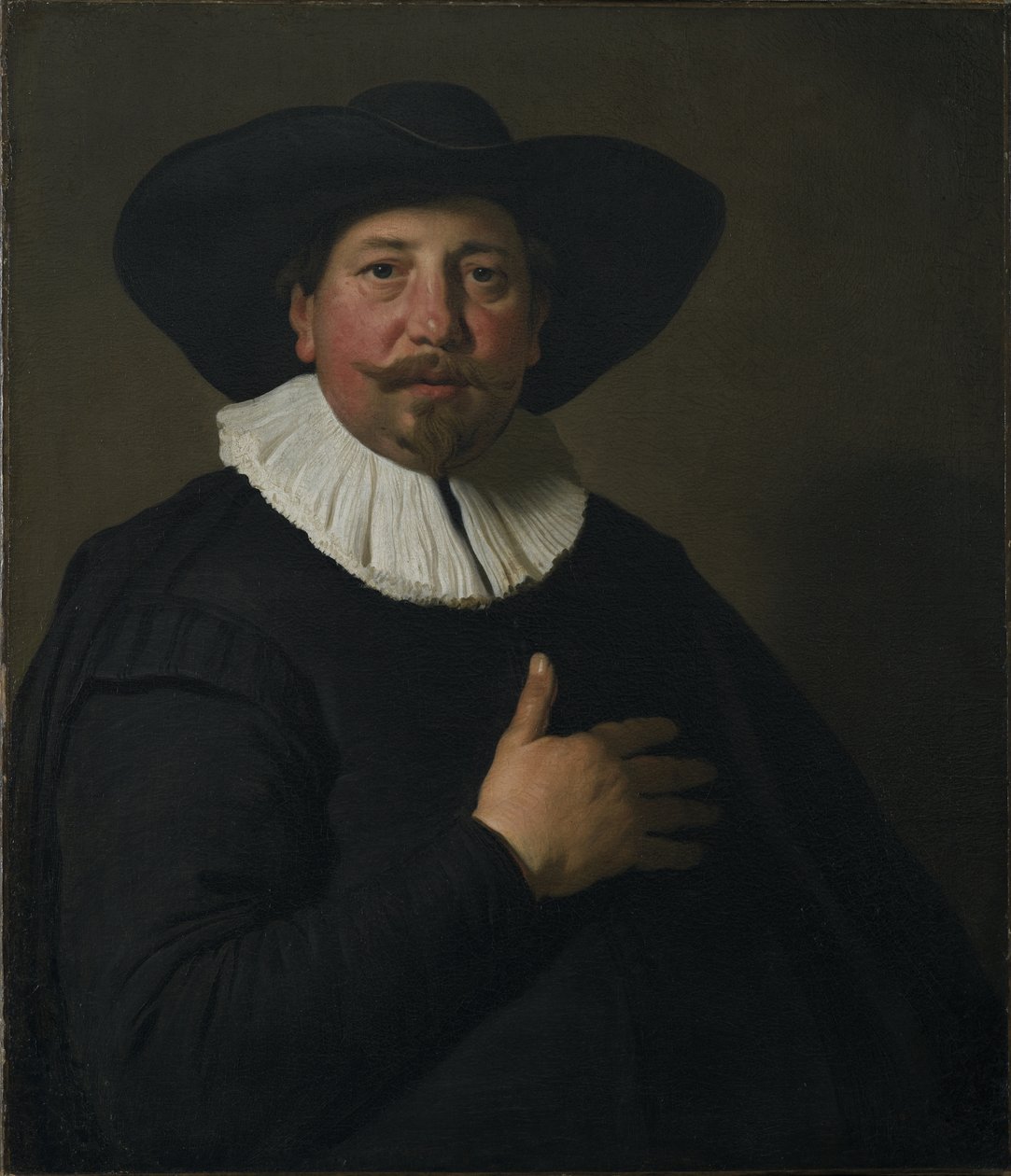 Porträt eines Mannes, ca. 1638 von Jacob Adriensz Backer