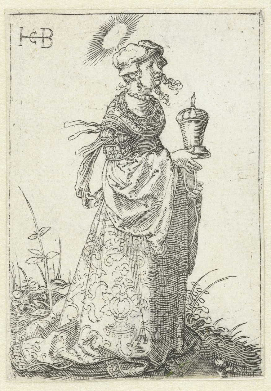 Maria Magdalena mit Salbgefäß von Jacob Binck