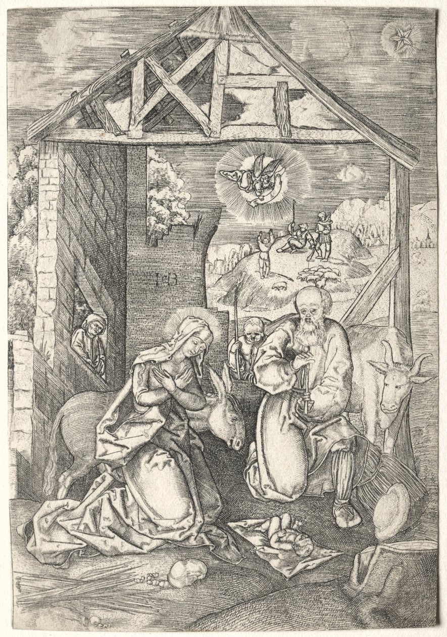 Die Geburt Christi von Jacob Binck