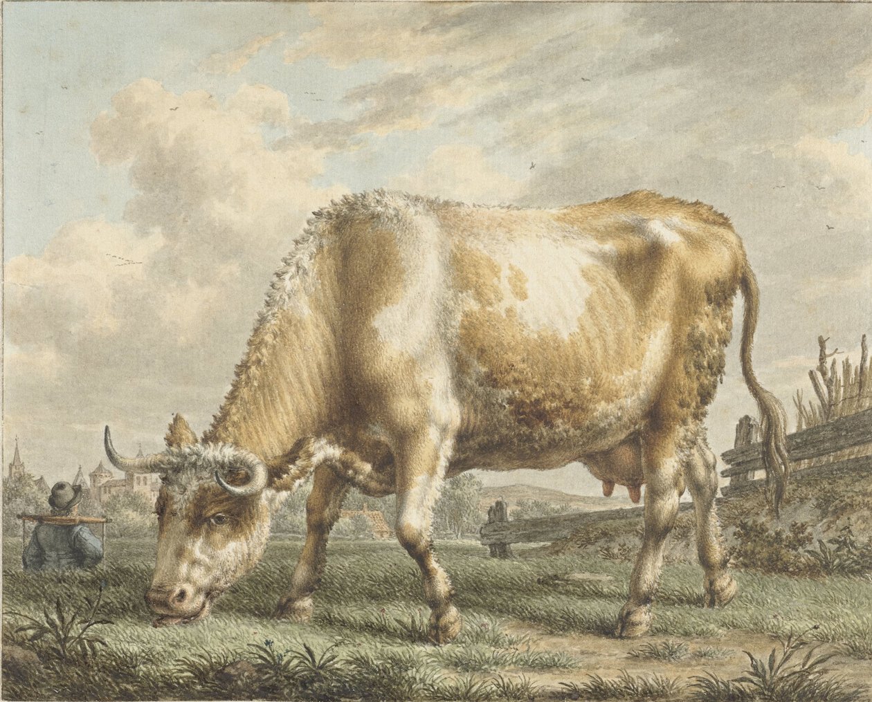 Weidende Kuh von Jacob  Cats