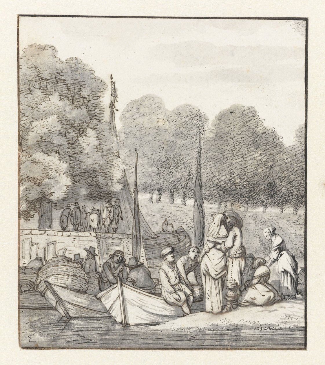 Landungsplatz für Boote von Jacob Esselens