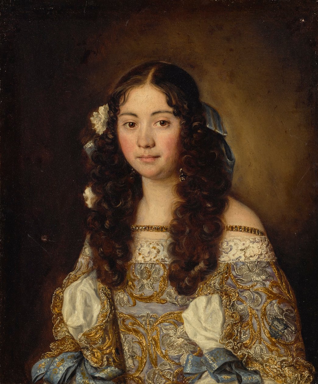 Porträt von Laura Chigi von Jacob Ferdinand Voet